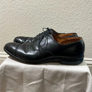 Allen Edmonds Park Avenue Oxfords Men's  Black Leather Cap Toe Shoes Size 11A